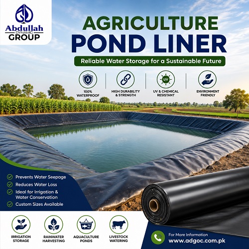 Agriculture HDPE Pond Liner in Pakistan 